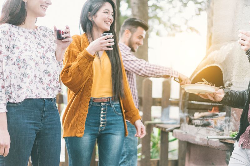 Outdoor cooking stations